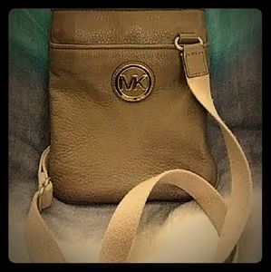 Michael Kors leather crossbody bag